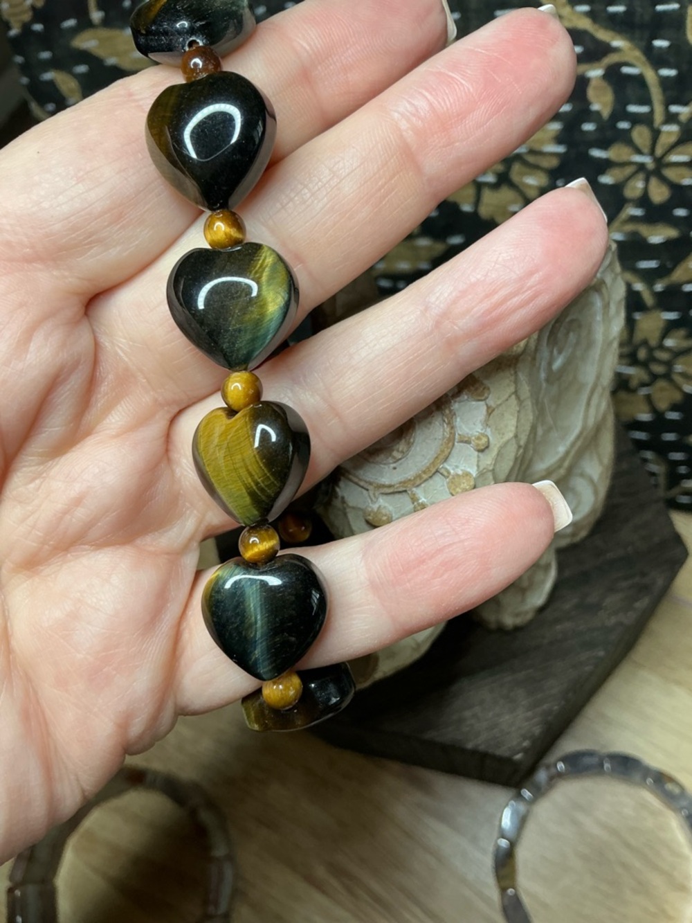 Tigers Eye Hearts